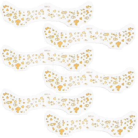 10Pcs Transfer Sticker Proof Removable Temporary Tattoos Stickers DIY-SP0003-65A-01-1