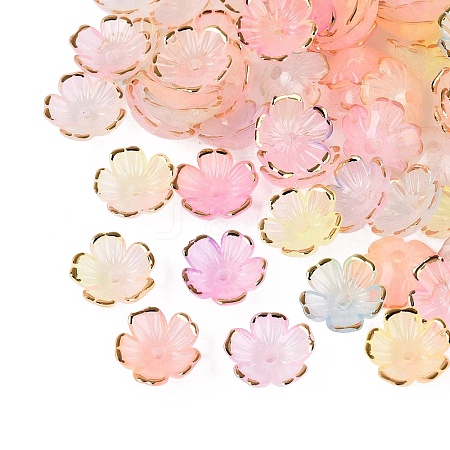 Plastic Bead Caps KY-Q005-04A-M02-1