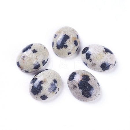 Natural Dalmatian Jasper Cabochons G-L511-B-02-1
