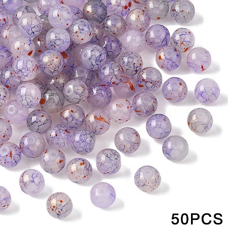 Glass Imitation Jade Beads GLAA-YWC0007-01F-01-1