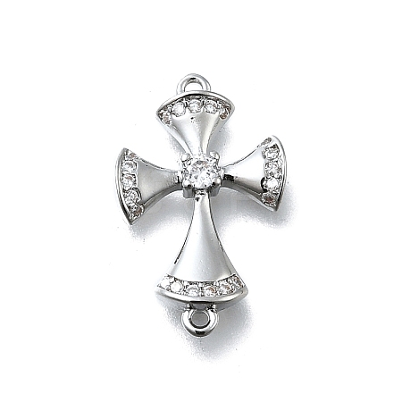 Brass Micro Pave Cubic Zirconia Pendants KK-K400-40P-1