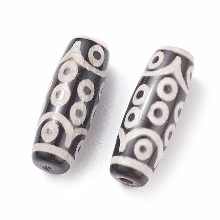 Tibetan Style 18-Eye dZi Beads TDZI-D008-17-1