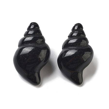 Natural Obsidian Carved Figurines DJEW-L023-H21-1