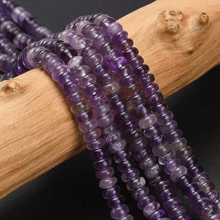 Natural Amethyst Beads Strands G-L635-A34-4x2mm-1
