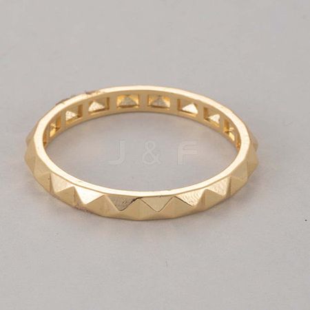 Brass Plain Band Rings for Women DQ4606-1-1