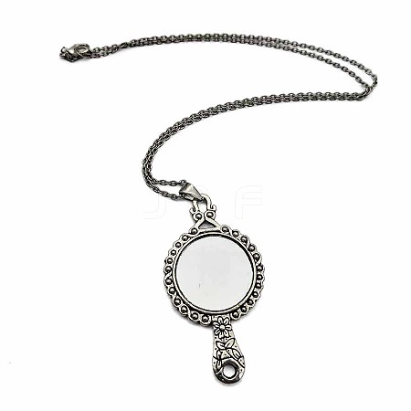 DIY Mirror Geometry Jewelry Accessories Minimalist Pendant JG7985-1