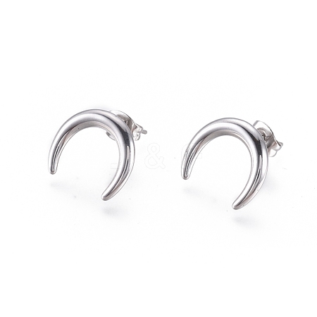 304 Stainless Steel Stud Earrings EJEW-I235-05P-1
