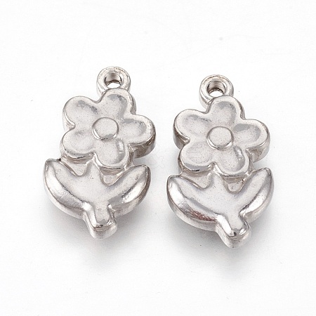 Tarnish Resistant 201 Stainless Steel Pendants STAS-O118-13P-1