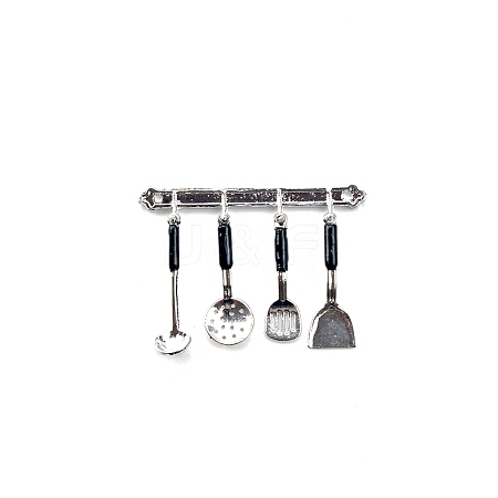 Alloy kitchen Utensil Miniature Ornaments PW-WG2F854-02-1