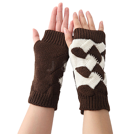 Polyacrylonitrile Fiber Yarn Knitting Fingerless Gloves COHT-PW0001-13C-1