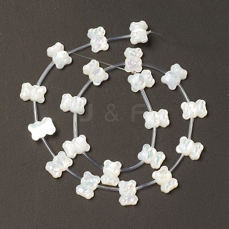 Natural White Shell Mother of Pearl Shell Beads BSHE-B005-06-1