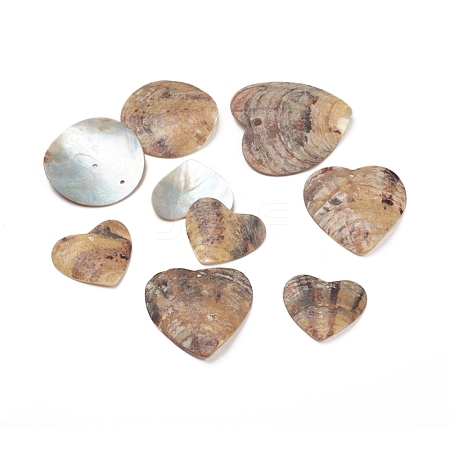 Natural Akoya Shell Pendants BSHE-I011-06-1