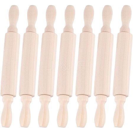 Olycraft 14Pcs 2 Style Wooden Rolling Pin AJEW-OC0002-68-1