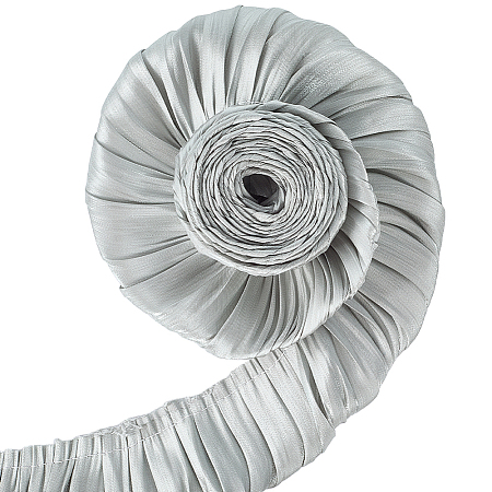 5M Double Layer Polyester Pleated Lace Ribbon OCOR-CY0001-41B-1