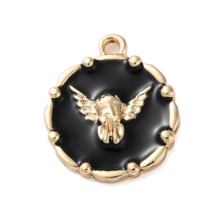 Zinc Alloy Enamel Pendants ENAM-Z011-02G-B-1