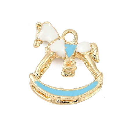 Alloy Enamel Pendants ENAM-S026-01D-G-1