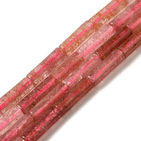 Natural Strawberry Quartz  Beads Strands X-G-D464-43-1