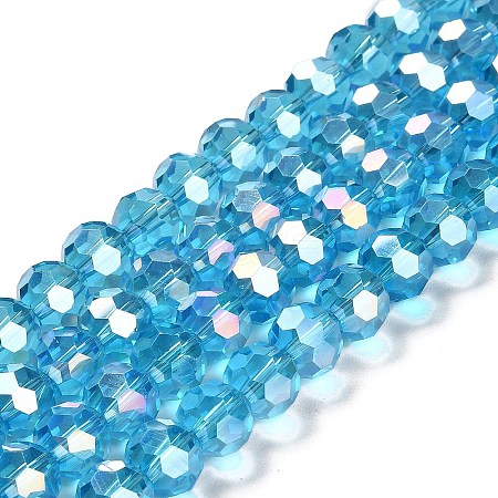 Transparent Glass Beads EGLA-A035-T10mm-B08-1