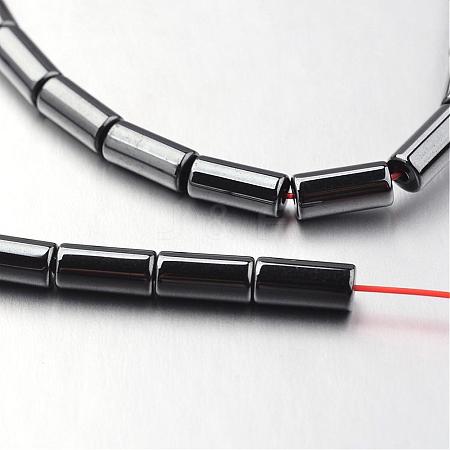 Non-magnetic Synthetic Hematite Bead Strands G-F300-37C-09-1