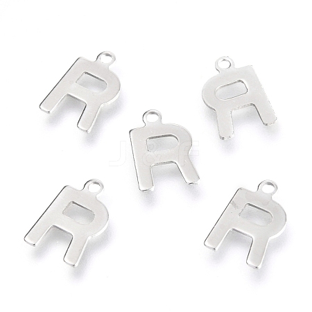 Non-Tarnish 201 Stainless Steel Charms X-STAS-C021-06P-R-1