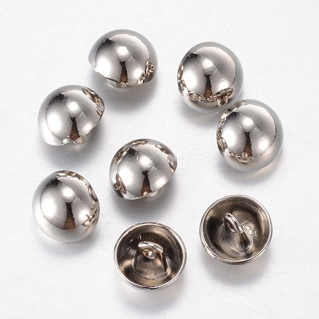 Alloy Shank Buttons LS-BUTT-D054-15mm-06P-1