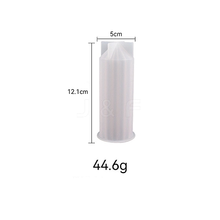3D Striped Pillar DIY Food Grade Silicone Candle Molds PW-WG39552-01-1
