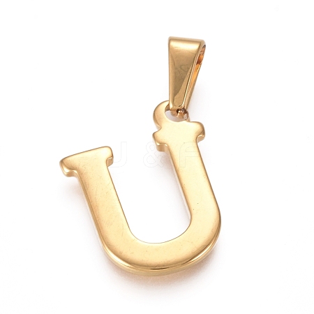 304 Stainless Steel Pendants STAS-F106-95G-U-01-1