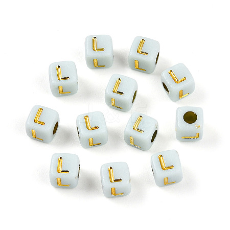Plating Acrylic Beads OACR-N140-01C-L-1