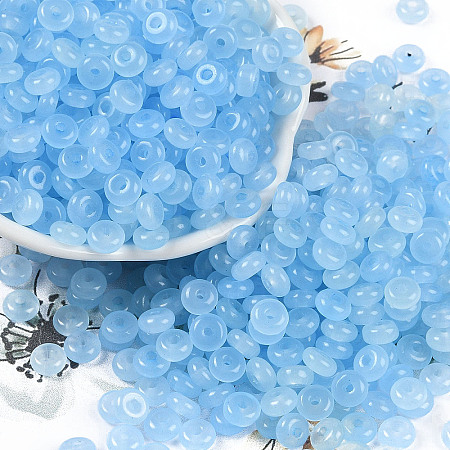 Transparent Colours Glass Seed Beads X1-SEED-P008-01B-02-1