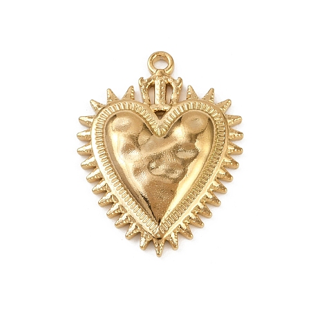 304 Stainless Steel Pendants STAS-P390-02E-G-1