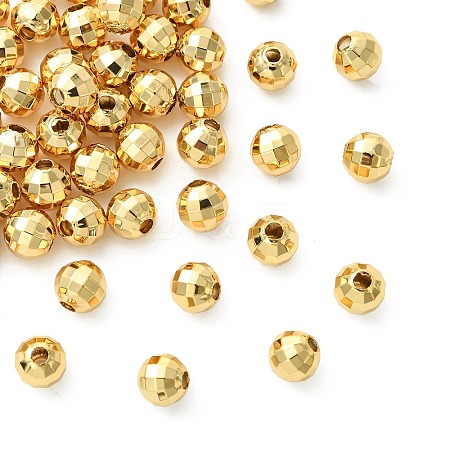 SHEGRACE Brass Round Beads XGRPCU042-293G-1