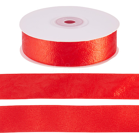 1 Roll Imitation Leather Polyester Ribbon LC-TA0001-02E-1