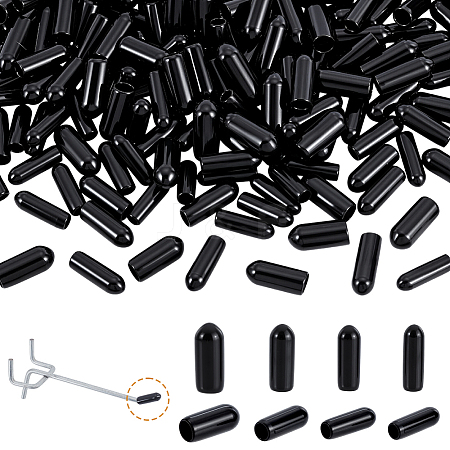 400Pcs 4 Styles PVC Round End Cap Cover FIND-GA0007-05-1