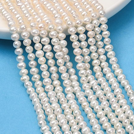 Natural Cultured Freshwater Pearl Beads Strands PA-CBABE82-05-1