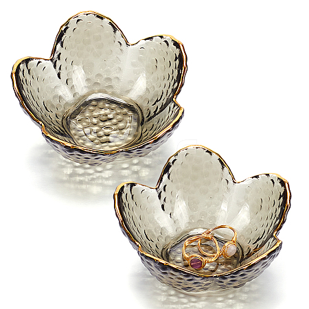 Glass Salad Bowl AJEW-WH0348-469A-1
