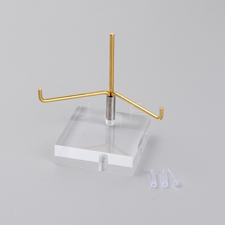 Transparent Acrylic Mineral Crystal ODIS-WH00011-16A-1