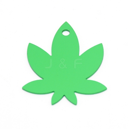 Aluminum Blank Pendants ALUM-WH0164-92I-1