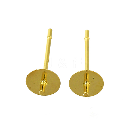 304 Stainless Steel Stud Earring Findings STAS-P370-01C-G-1