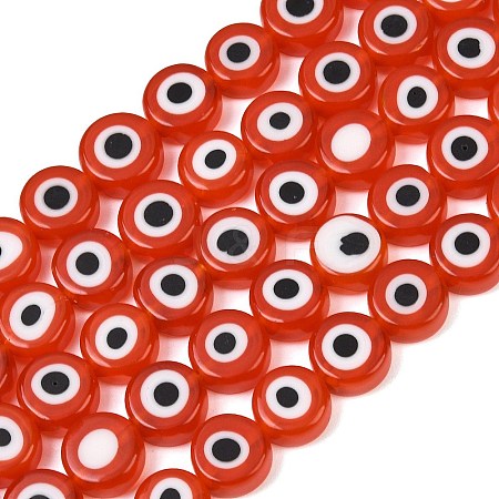 Handmade Evil Eye Lampwork Beads LAMP-C028-02B-1