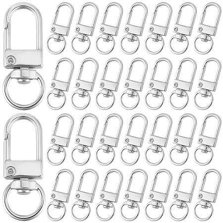 36Pcs Alloy Swivel Clasps PURS-CN0001-12KCG-1