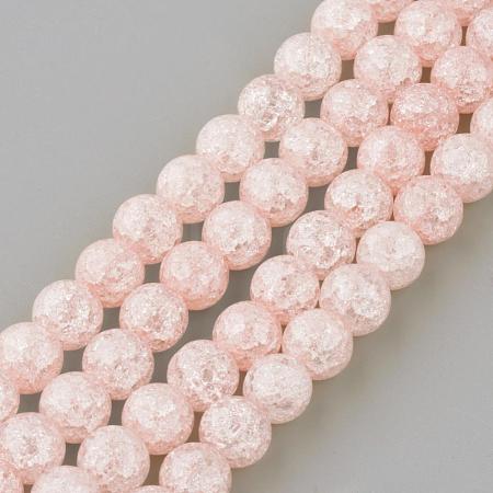 Synthetic Crackle Quartz Beads Strands GLAA-S134-10mm-01-1