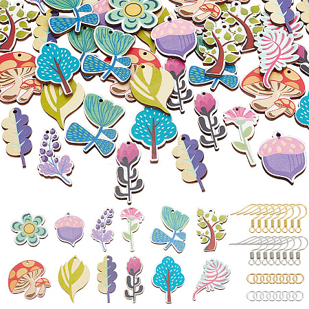 DIY Plant Earring Making Kit DIY-AR0003-33-1