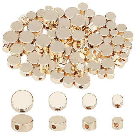 ARRICRAFT 80Pcs 4 Style Brass Beads KK-AR0003-54-1