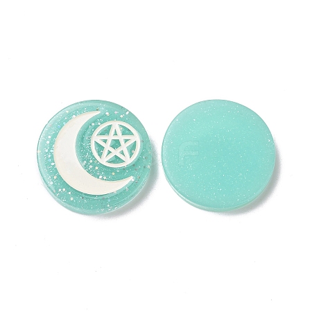 Resin Cabochons LS-RESI-G055-02G-1