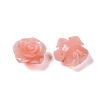 Synthetic Coral 3D Flower Rose Beads CORA-A005-14mm-24-2
