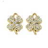 UV Plating Alloy Rhinestone Pendants FIND-B039-02G-02-1