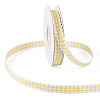 10 Yards Flat Polycotton(Polyester Cotton) Ribbon OCOR-TAC0030-01A-11