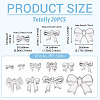 20Pcs 10 Styles CCB Plastic Pendants CCB-TA0001-19A-4
