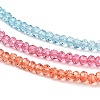 Transparent Painted Glass Beads Strands DGLA-A034-T1mm-A11-3