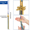 Polyester Graduation Tassel Pendant Decorations AJEW-WH20020-078F-2